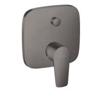 hansgrohe Talis E mitigeur monocommande de bain encastré, combinaison de sécurité, 71474340, Couleur: noir brossé