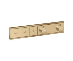 Hansgrohe hansgrohe Kit de montage prêt à l'emploi RainSelect UP-THM, 2 utilisateurs, bronze brossé Quantité:1