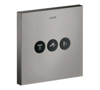 Hansgrohe hansgrohe Kit de montage prêt à l'emploi ShowerSelect encastré, 3 sorties, angle, chrome poli bleu Quantité:1