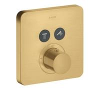 Hansgrohe hansgrohe Kit de montage prêt à l'emploi ShowerSelect UP-THM, 2 sorties, Softcube, brossé or optique Quantité:1