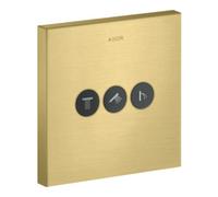 Hansgrohe hansgrohe Kit de montage prêt à poser ShowerSelect encastré, 3 sorties, carré, laiton brossé Quantité:1