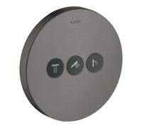 Hansgrohe hansgrohe Kit de montage ShowerSelect encastré, 3 sorties, rond, chrome brossé bleu Quantité:1