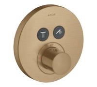 Hansgrohe hansgrohe Kit de montage ShowerSelect UP-THM, 2 sorties, rond, bronze brossé Quantité:1
