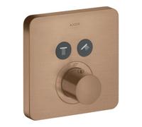 Hansgrohe hansgrohe Kit de montage ShowerSelect UP-THM, 2 sorties, Softcube, brossé or rouge Quantité:1