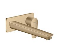 Hansgrohe hansgrohe Kit de montage Talis E mitigeur lavabo encastré, bec 225 mm, bronze brossé Quantité:1