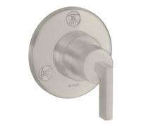 Hansgrohe hansgrohe Kit de montage Trio/Quattro encastré + mitigeur, aspect acier inoxydable Quantité:1