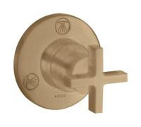 Hansgrohe hansgrohe Kit de montage Trio/Quattro encastré + mitigeur, brossé bronze Quantité:1