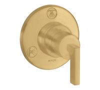 Hansgrohe hansgrohe Kit de montage Trio/Quattro encastré + mitigeur, brossé or optique Quantité:1