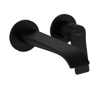 Hansgrohe hansgrohe Kit de montage Vivenis Mitigeur lavabo encastré, pour eau froide, bec 192 mm, noir mat Quantité:1