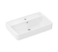 Hansgrohe hansgrohe Lavabo Xanuia Q Compact 600x370mm, avec trou robinet/débordement, blanc Quantité:1
