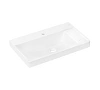 Hansgrohe hansgrohe Lavabo Xelu Q 800x480mm, 2 trous, sans trop-plein, tablette droite, blanc Quantité:1