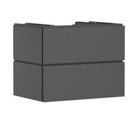 Hansgrohe hansgrohe Meuble sous-lavabo Xilesa E 2 SBK avec PushOpen, 780x550 mm, ardoise grise Quantité:1