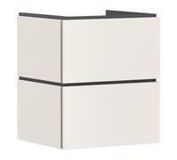 Hansgrohe hansgrohe Meuble sous lavabo Xilesa E 530x470mm, 2 tiroirs, pour lavabo, avec poignée, blanc mat Quantité:1