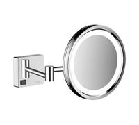 Hansgrohe Miroir de rasage AddStoris 41790000 x3 éclairage LED fixation murale chromé