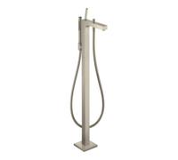 Hansgrohe hansgrohe Mitigeur baignoire Axor Citterio A 200 mm, sol, avec poignée à broche, nickel brossé Quantité:1