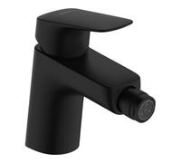 hansgrohe Logis Mitigeur de bidet, ComfortZone70, bonde à tirette, saillie 119mm, 71204670, Couleur: noir mat