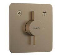 Hansgrohe hansgrohe Mitigeur DuoTurn Q UP, pour 2 utilisateurs, bronze brossé Quantité:1