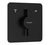 Hansgrohe Mitigeur encastré DuoTurn Q 75414670 pour 2 utilisateurs noir mat