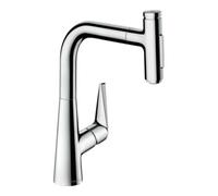 Hansgrohe hansgrohe Mitigeur évier 1 levier 220 Talis Select M51 avec douchette extractible, 2 jets, chrome Quantité:1