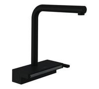 hansgrohe Aquno Select M81 Mitigeur monocommandé pour cuisine 250, bec extractible, 2jet, 6.9 l/min, 73836670, Couleur: noir mat