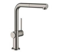 Hansgrohe Mitigeur monocommande de cuisine Talis M54 270 mm bec extractible 1 jet Chrome noir brossé