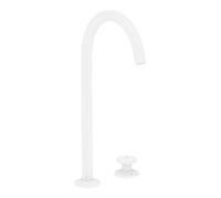 Hansgrohe hansgrohe Mitigeur lavabo 2 trous Sel. 260 Axor One bec 165 mm, avec vidage push-open, blanc mat Quantité:1