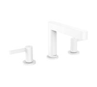 Hansgrohe hansgrohe Mitigeur lavabo 3 trous 110 Finoris avec vidage push-open, blanc mat Quantité:1
