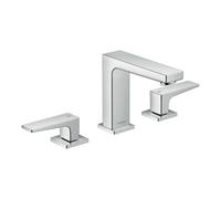 Hansgrohe hansgrohe Mitigeur lavabo 3 trous 110 Metropol m HG, vidage poussoir, bec 132 mm, chromé Quantité:1