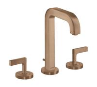 Hansgrohe hansgrohe Mitigeur lavabo 3 trous 170 Axor Citterio avec A 140 mm, avec tirette, rosé, b r Quantité:1