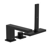 hansgrohe Tecturis E mitigeur de bain 3 trous 73443670 avec sBox, noir mat
