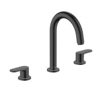 Hansgrohe hansgrohe Mitigeur lavabo 3 trous Vernis Blend avec vidage à tige, noir mat Quantité:1