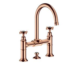 Hansgrohe hansgrohe Mitigeur lavabo à deux poignées 220 Axor Montreux A 175 mm, avec croix, tirette, pour robinetterie Quantité:1