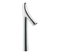 Hansgrohe hansgrohe Mitigeur lavabo à deux poignées 240 Axor Starck Organic, bec 124 mm, garniture de vidage non verrouillable, chromé Quantité:1