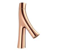 hansgrohe AXOR Starck Mitigeur de lavabo organique à 2 poignées 80, sans tige de traction, 12011300, Couleur: Rouge poli or