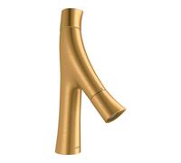 hansgrohe AXOR Starck Mitigeur de lavabo organique à 2 poignées 80, sans tige de traction, 12011250, Couleur: Optique or brossé