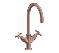 Hansgrohe hansgrohe Mitigeur lavabo deux poignées 210 Axor Montreux A 175 mm, avec vidage, avec robinet d'arrêt Quantité:1