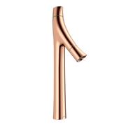 hansgrohe AXOR Starck Mitigeur de lavabo biologique à 2 poignées 240, sans timon, pour lavabos, 12013300, Couleur: Rouge poli or