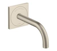 Hansgrohe AXOR Uno Mitigeur de lavabo, électronique, encastré, saillie 165mm, alimentation secteur, 38119, Couleur: Nickel brossé