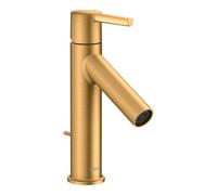hansgrohe AXOR Starck mitigeur monocommande de lavabo 100 avec poignée, chromé, 10001250, Couleur: Optique or brossé