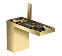 Hansgrohe hansgrohe Mitigeur lavabo monocommande 110 Axor MyEdition A 150 mm, avec vidage poussoir, sans plaque, finition or optique Quantité:1