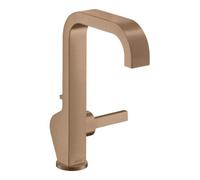 Hansgrohe hansgrohe Mitigeur lavabo monocommande 190 Axor Citterio A 160mm, avec poignée à goupille, tirette, chrome mat Quantité:1