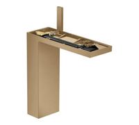 Hansgrohe hansgrohe Mitigeur lavabo monocommande 230 Axor MyEdition A 196 mm, avec vidage poussoir, sans plaque, bronze brossé Quantité:1