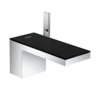 Hansgrohe hansgrohe Mitigeur lavabo monocommande 70 Axor MyEdition A 151 mm, poussoir, chrome/verre mat Quantité:1