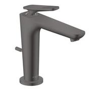 hansgrohe Axor Citterio C CoolStart mitigeur lavabo 49041340 coupe cubique, chrome noir brossé, saillie 135 mm, drain ne peut pas être fermé