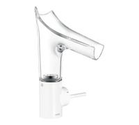 hansgrohe Axor Starck V 140 mitigeur lavabo 12112450, chromé, bec verre, Joystick
