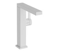 Hansgrohe hansgrohe Mitigeur lavabo monocommande Tecturis E avec bec pivotant et vidage push-open, blanc mat Quantité:1