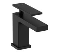 Hansgrohe hansgrohe Mitigeur lavabo monocommande Tecturis E, bec 122 mm, tirette vidage, noir mat Quantité:1