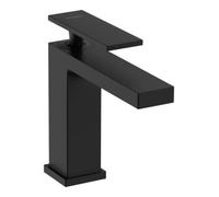 Hansgrohe hansgrohe Mitigeur lavabo monocommande Tecturis E, bec 144 mm, tirette, noir mat Quantité:1