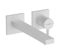 hansgrohe Tecturis E Mitigeur monocommandé pour lavabo, encastré, saillie 225mm, vidage non verrouillable, EcoSmart+, 73051700, Couleur: Blanc mat