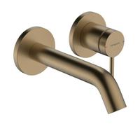 Hansgrohe hansgrohe Mitigeur lavabo monocommande Tecturis S encastré, pour eau chaude, bec 165 mm, bronze brossé Quantité:1